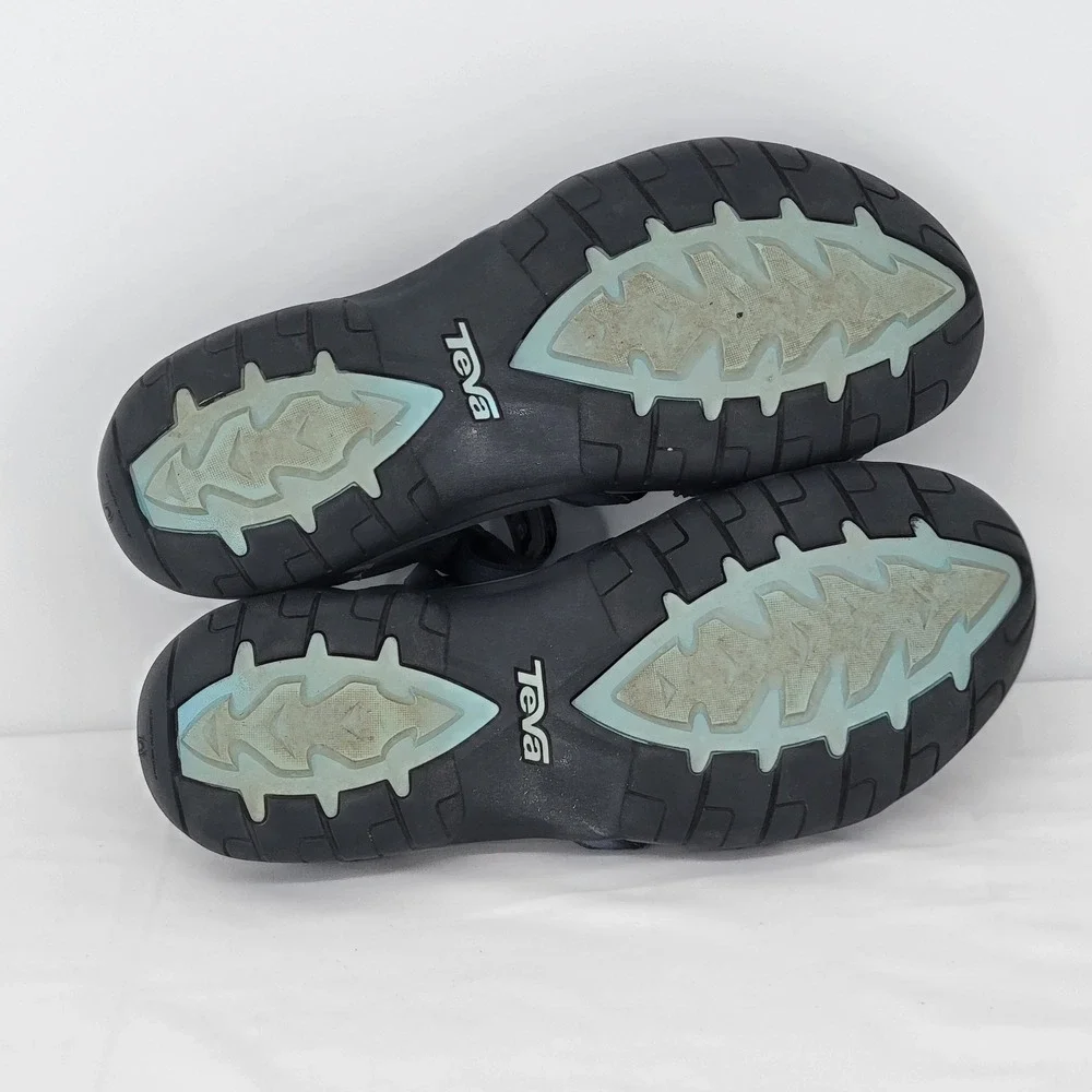 Teva Tirra Blue Grey Strappy Athletic Hiking Water Sandals 4266 Womens 10